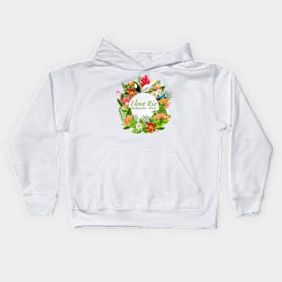 I Love Rio Nature Kids Hoodie